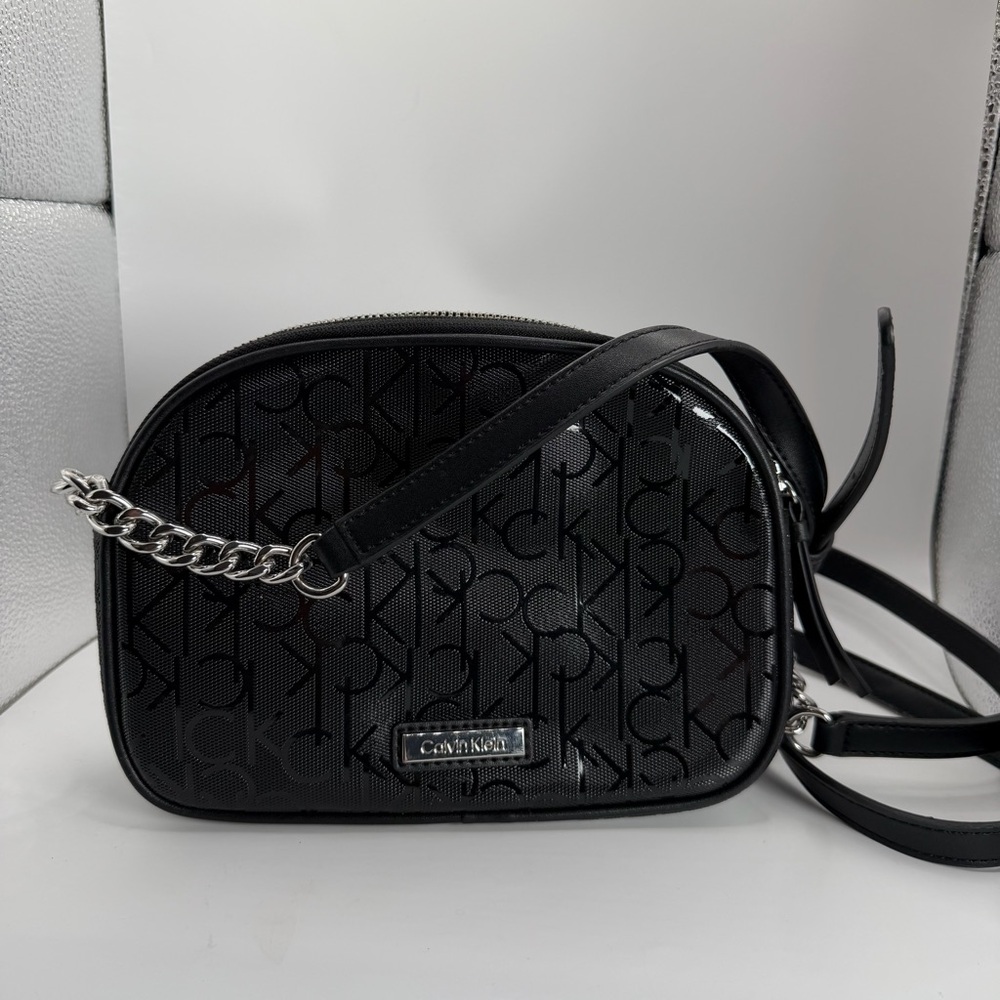 Calvin Klein Black Logo Crossbody Bag